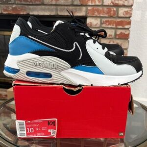 Nike Air Max Excee Sneakers Black Photo Blue DQ3993-002 Men’s 10 / Women’s 11.5